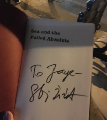 a signed book